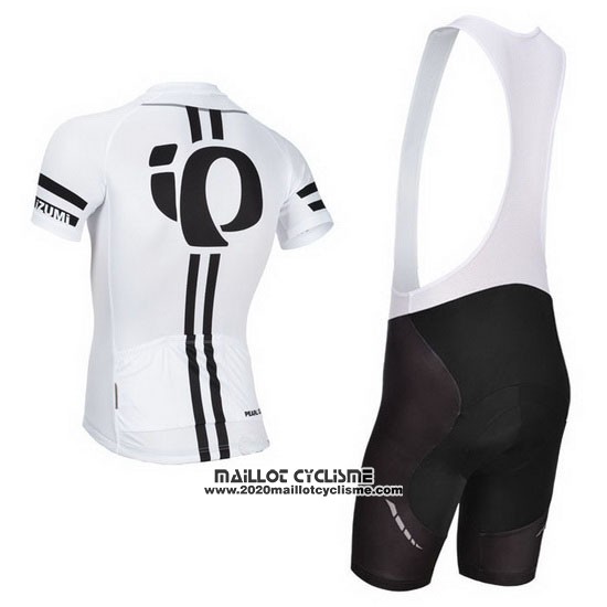 2014 Maillot Ciclismo Pearl Izumi Noir et Blanc Manches Courtes et Cuissard